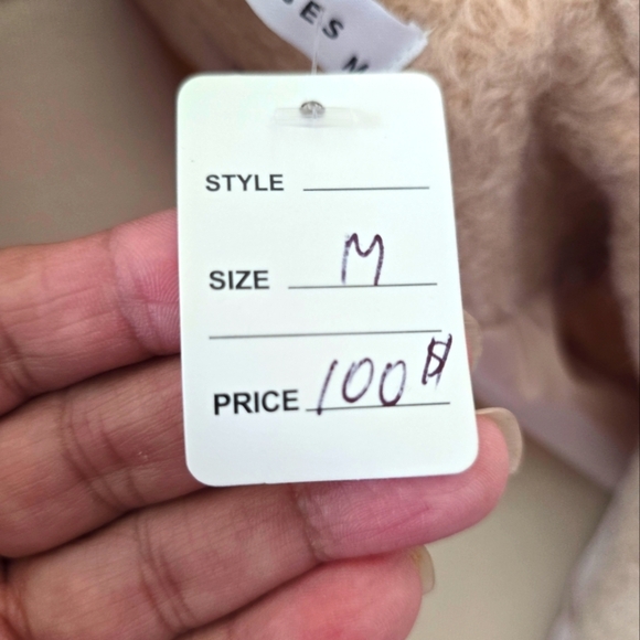 Elegant Double Breasted Cream Jacket - Picture 9 of 11